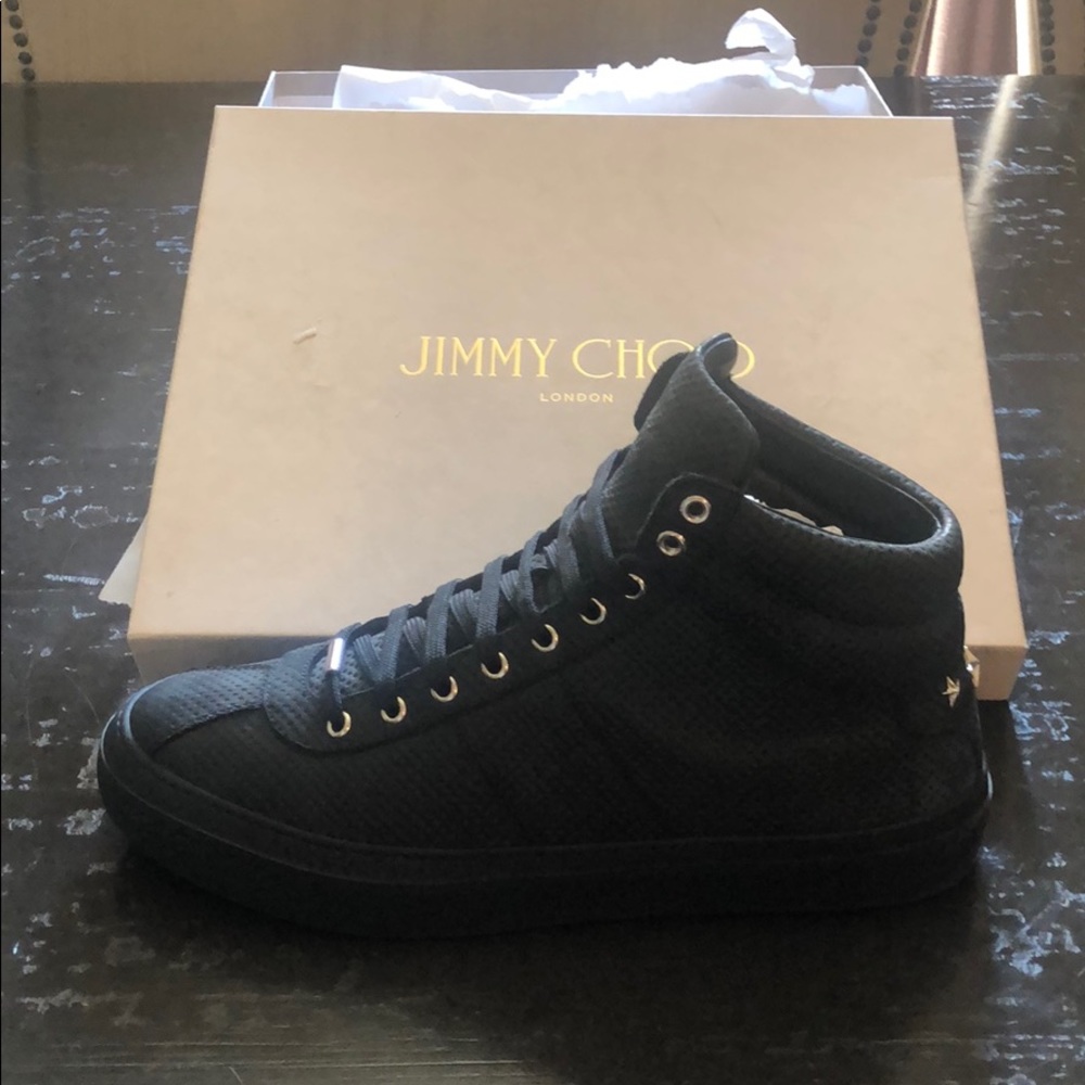 Jimmy Choo Belgravi Nubuck Sneaker | Size 45/12